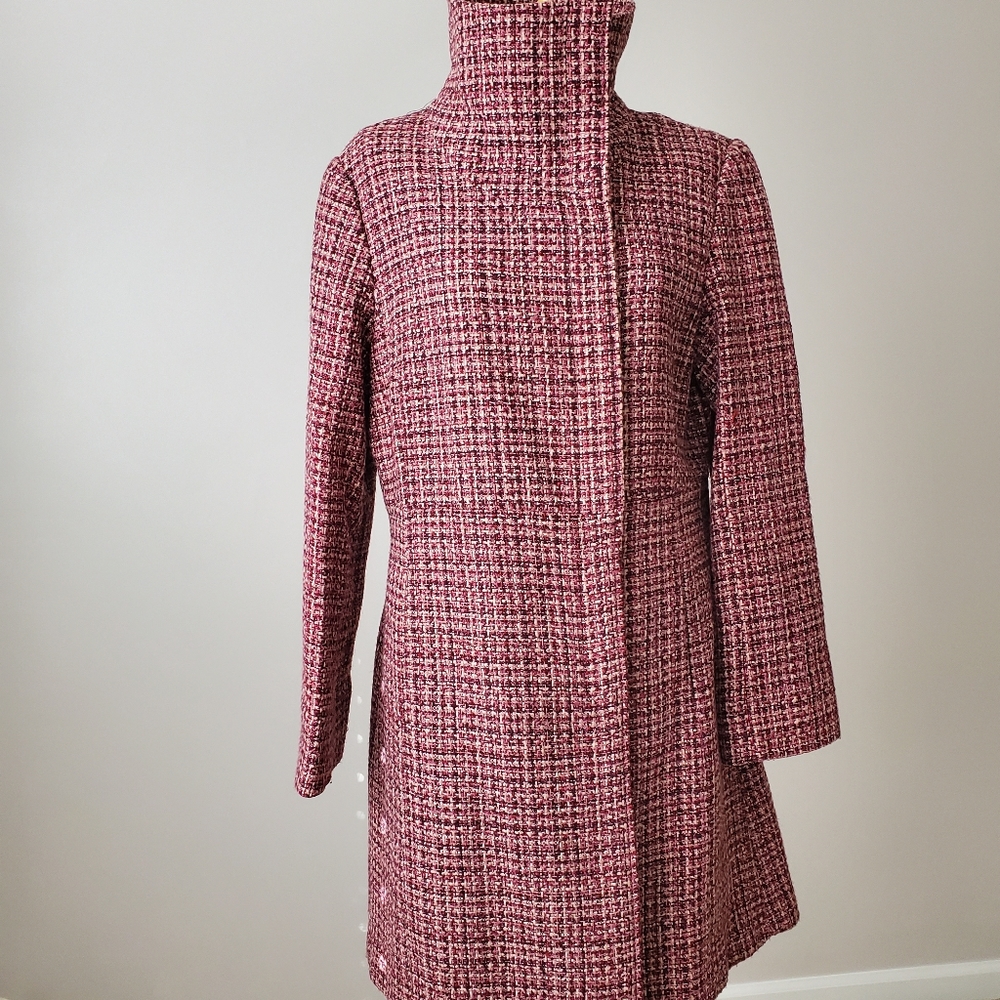 Pink Tweed Coat